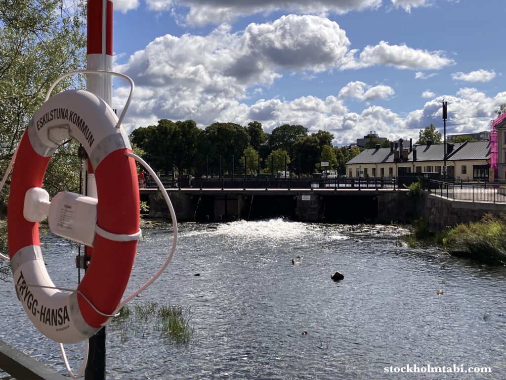 Eskilstuna（エスキルストゥーナ）の川の流れ