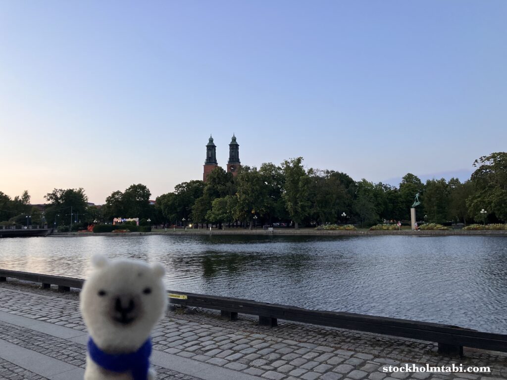 Eskilstuna（エスキルストゥーナ）の川の風景