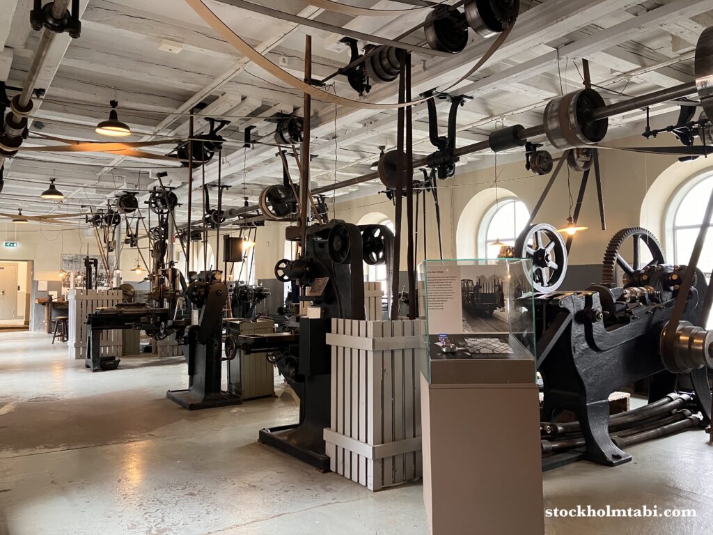 Eskilstuna（エスキルストゥーナ）のミュージアムの機械