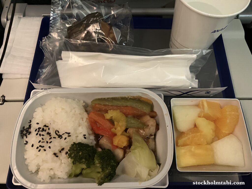ANAのストックホルム↔︎羽田直行便の朝食
