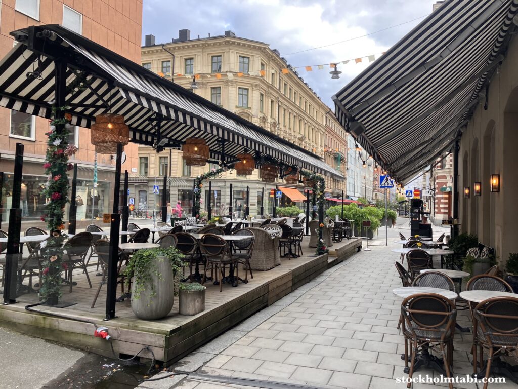 Nyko Kitchenのテラス席